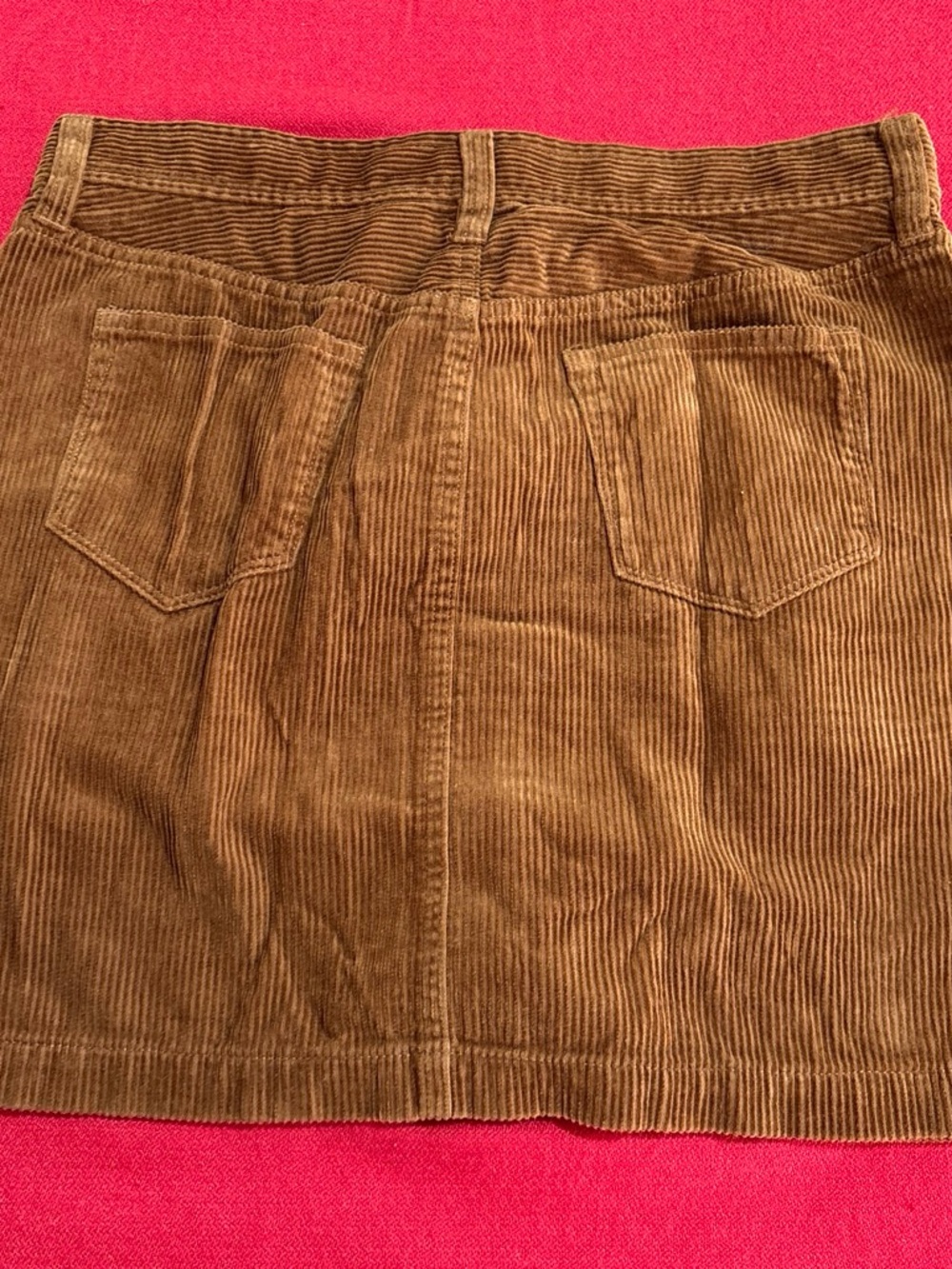 J Crew Corduroy Mini Skirt Sz 4 Brawn - Picture 2 of 8